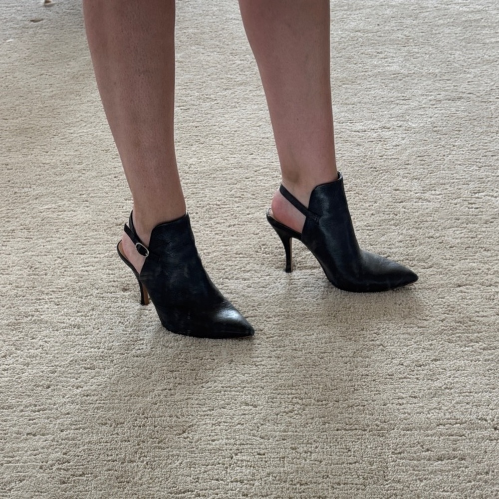 Vince Camuto Black Slingback Heels